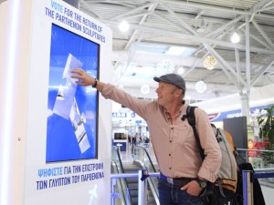 Athens airport launches interactive voting app for reunification of Parthenon marbles